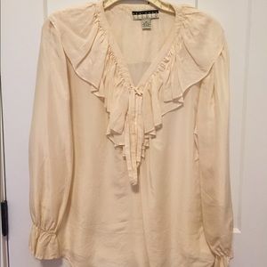 Vintage New York Studio 100% silk blouse M